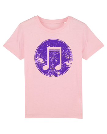 Retro Music Note Cotton Pink