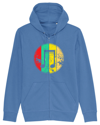 Retro Music Note Bright Blue