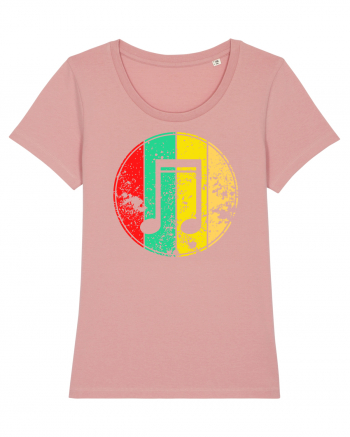 Retro Music Note Canyon Pink