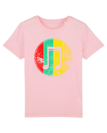 Retro Music Note Cotton Pink