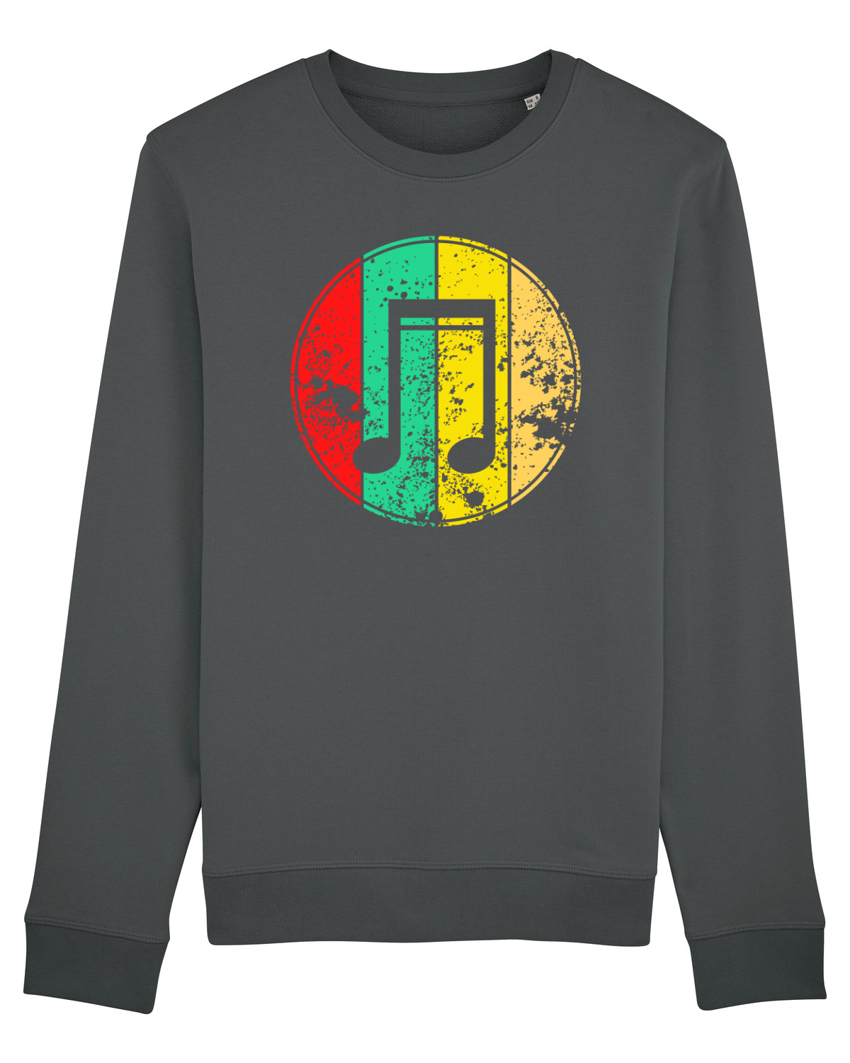 Bluză mânecă lungă Unisex Rise Anthracite