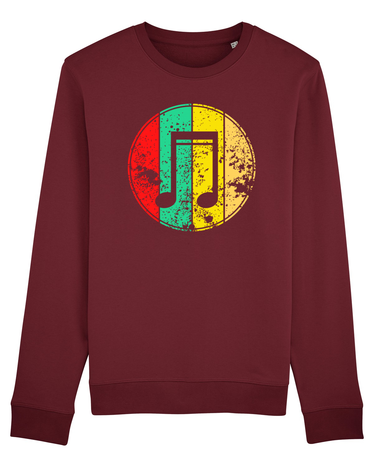 Bluză mânecă lungă Unisex Rise Burgundy