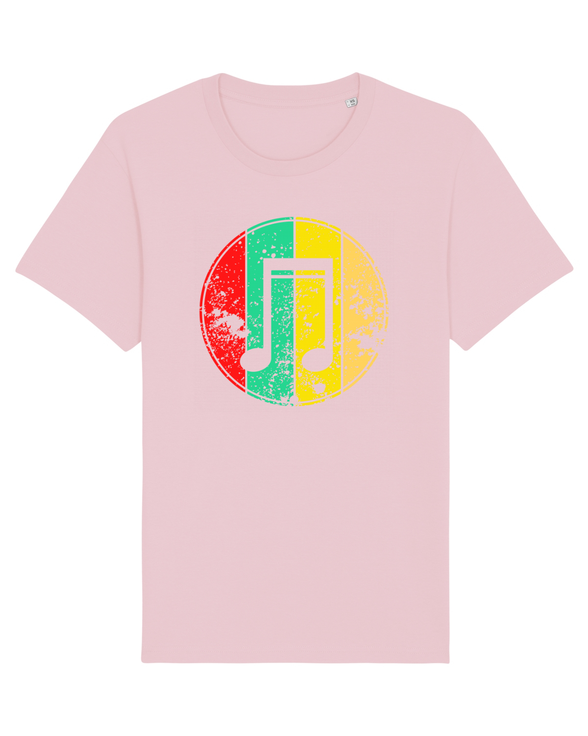 Tricou mânecă scurtă Unisex Rocker Cotton Pink