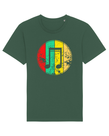 Retro Music Note Bottle Green