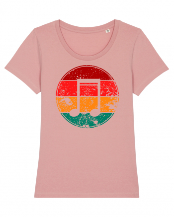 Retro Music Note Canyon Pink