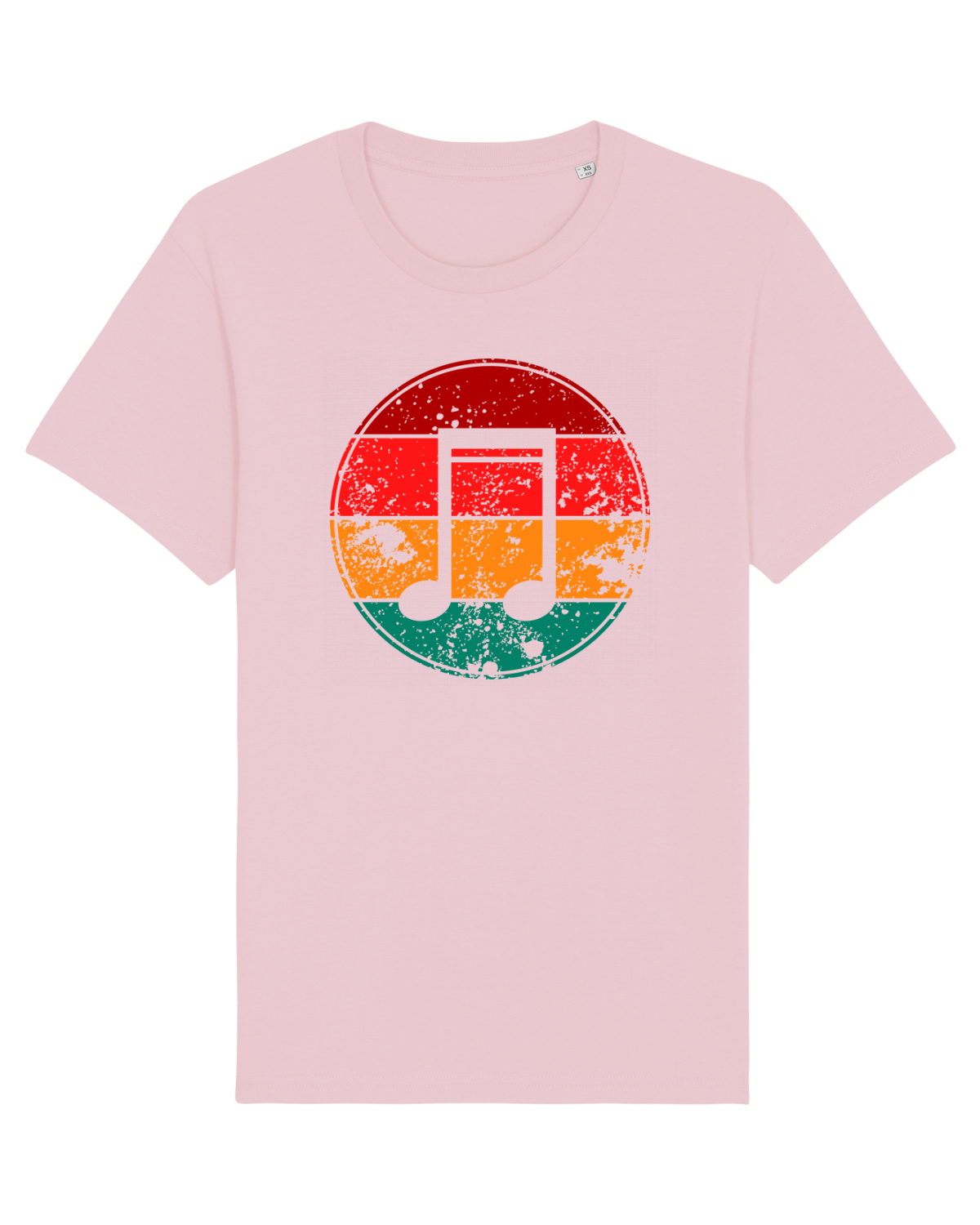 Tricou mânecă scurtă Unisex Rocker Cotton Pink