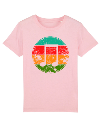 Retro Music Note Cotton Pink
