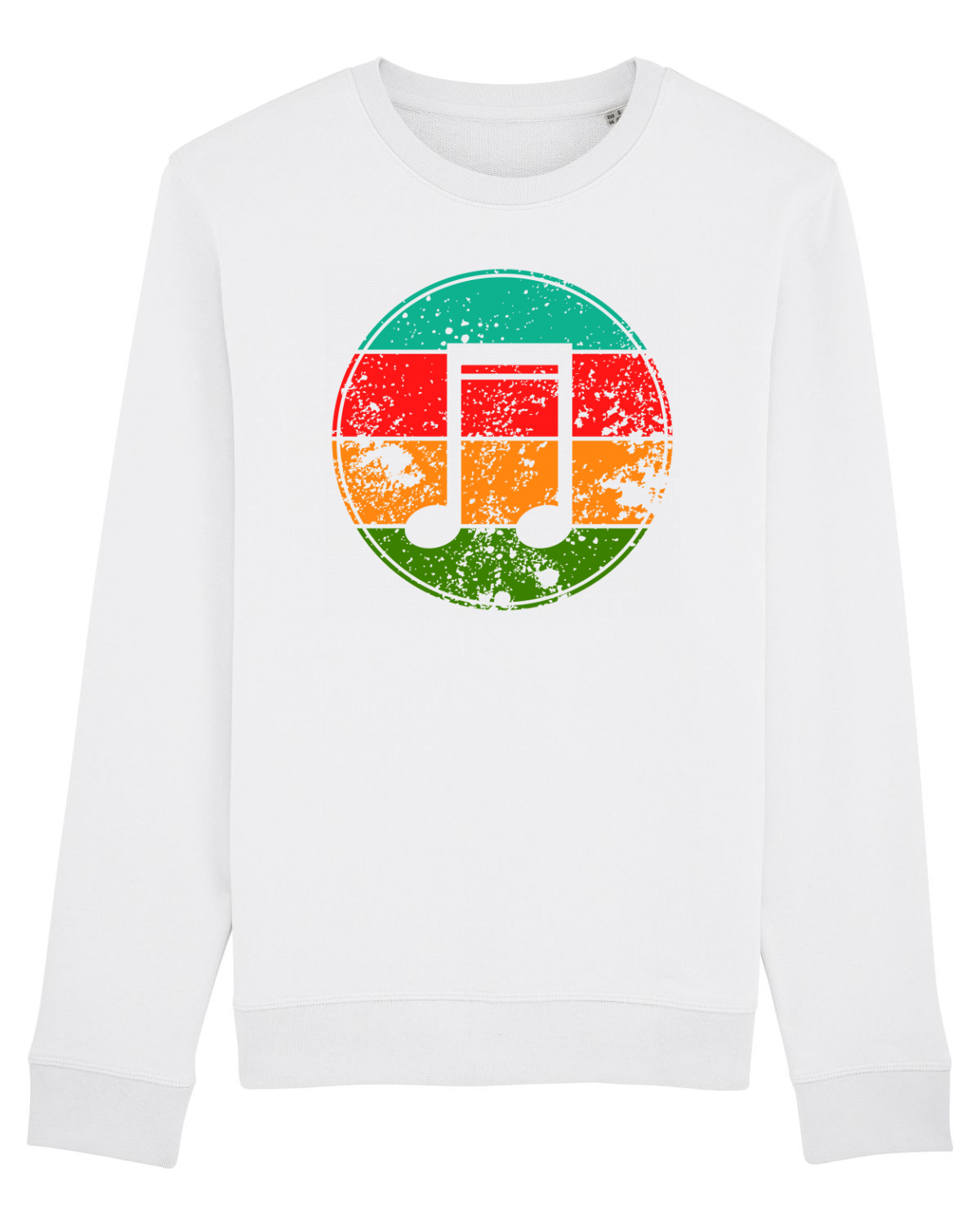 Bluză mânecă lungă Unisex Rise White