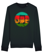 Retro Music Note Bluză mânecă lungă Unisex Rise