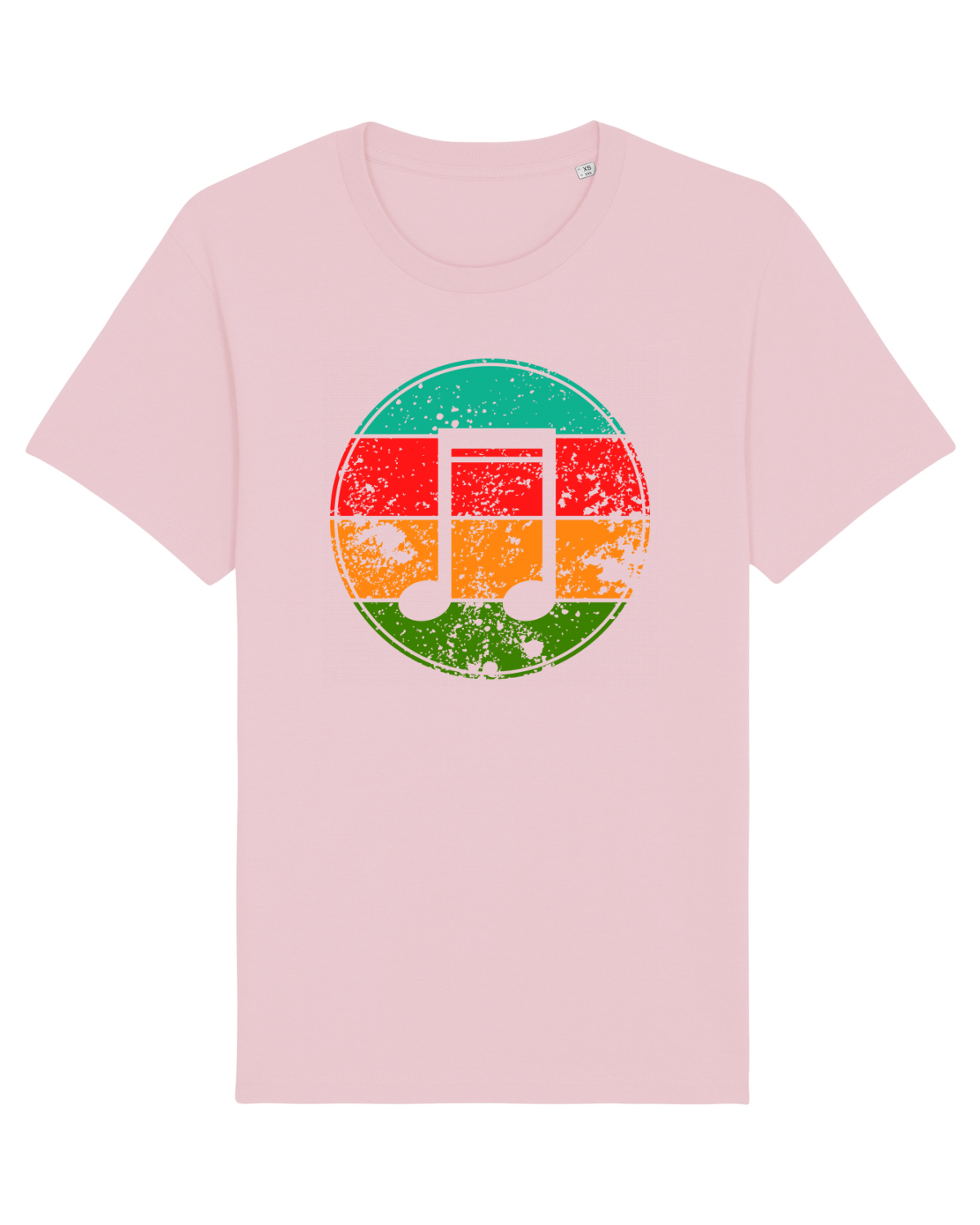 Tricou mânecă scurtă Unisex Rocker Cotton Pink