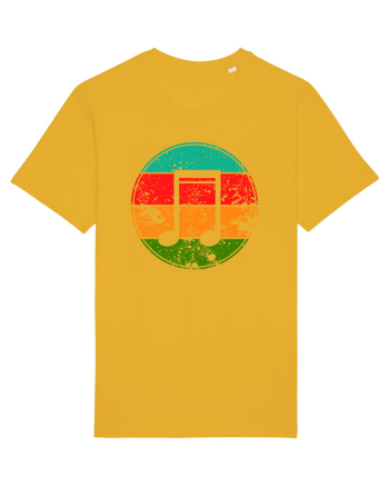 Retro Music Note Spectra Yellow