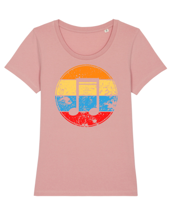 Retro Music Note Canyon Pink
