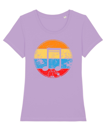Retro Music Note Lavender Dawn