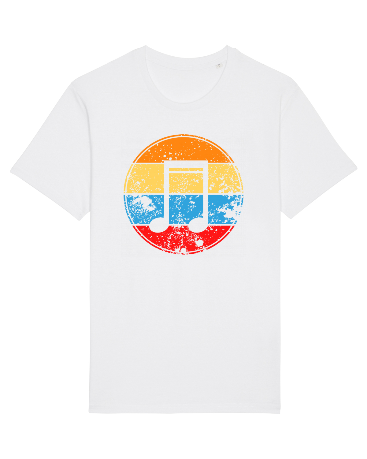 Tricou mânecă scurtă Unisex Rocker White