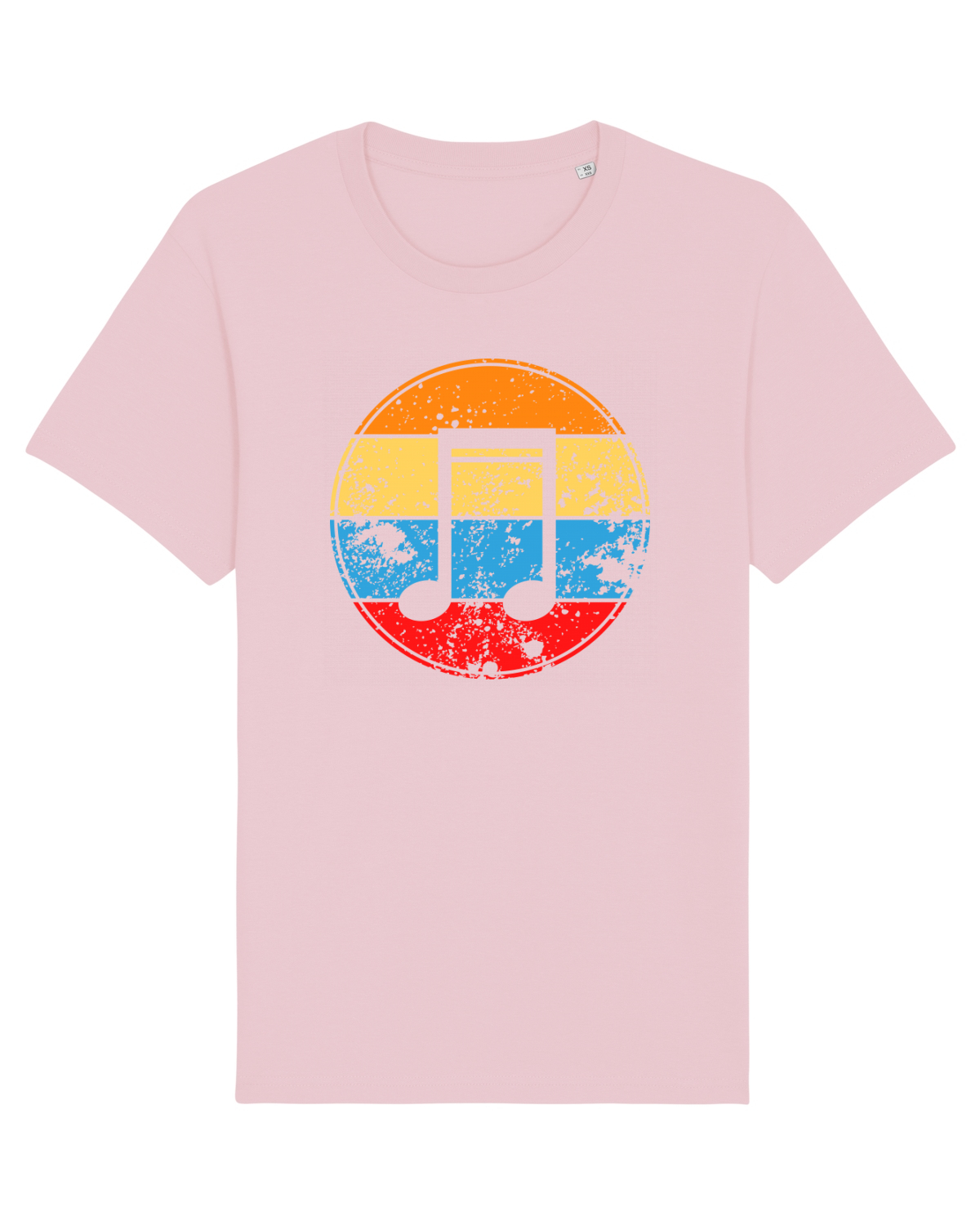 Tricou mânecă scurtă Unisex Rocker Cotton Pink