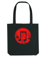 Retro Music Note Sacoșă textilă