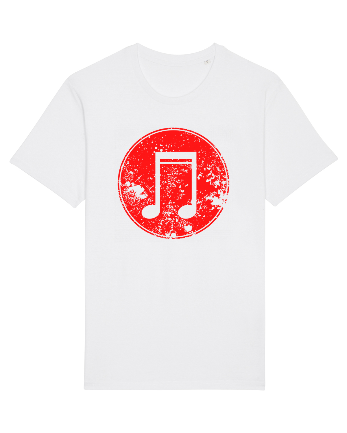 Tricou mânecă scurtă Unisex Rocker White