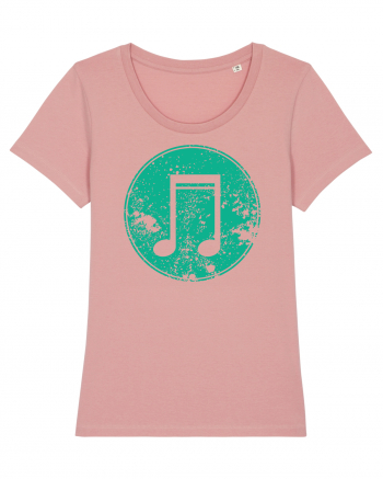 Retro Music Note Canyon Pink