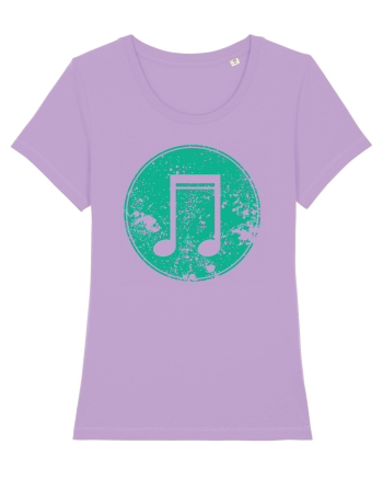 Retro Music Note Lavender Dawn
