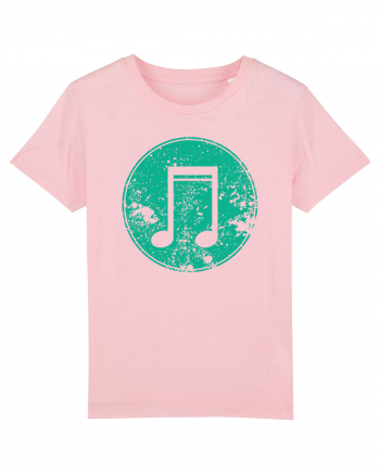 Retro Music Note Cotton Pink