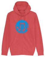 Retro Music Note Hanorac cu fermoar Unisex Connector
