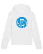 Retro Music Note Hanorac Unisex Drummer
