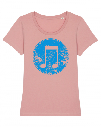 Retro Music Note Canyon Pink