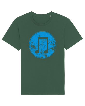 Retro Music Note Bottle Green