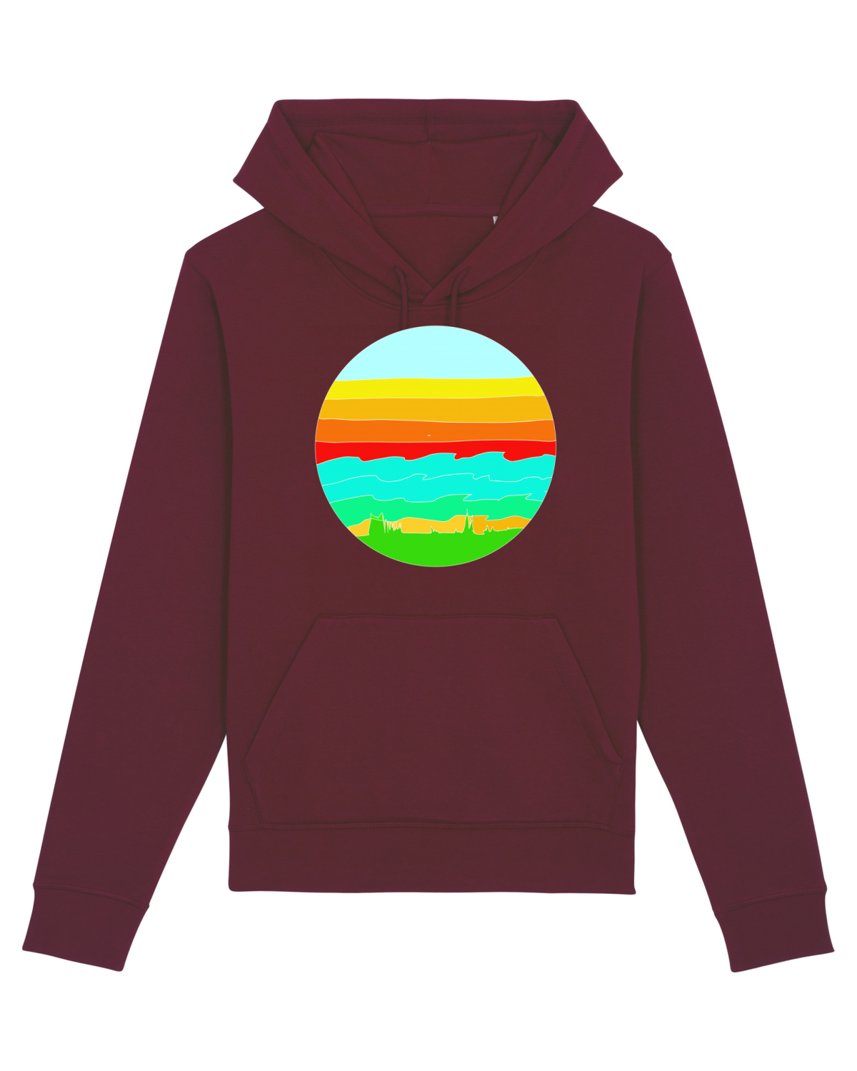 Hanorac Unisex Drummer Burgundy