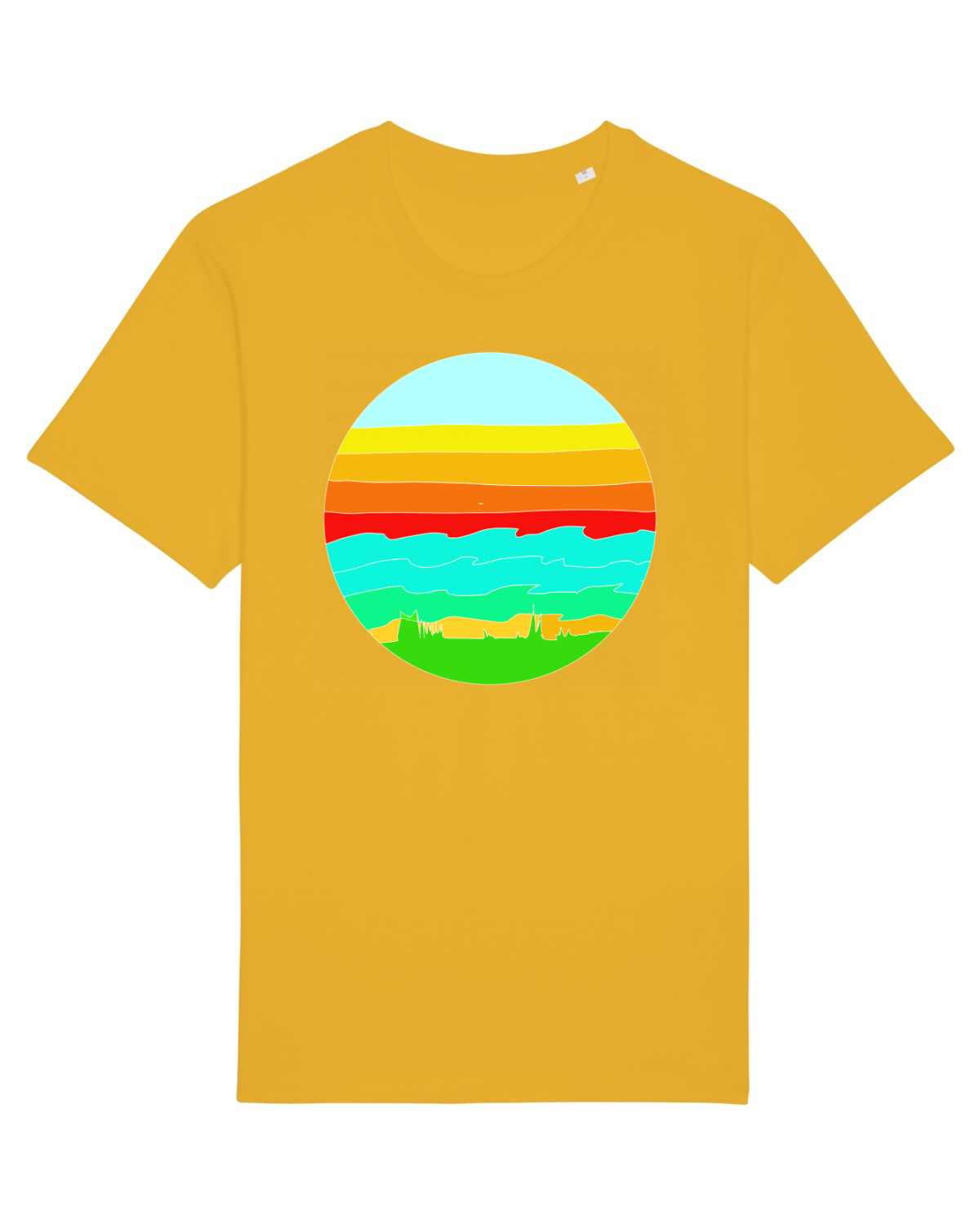 Tricou mânecă scurtă Unisex Rocker Spectra Yellow