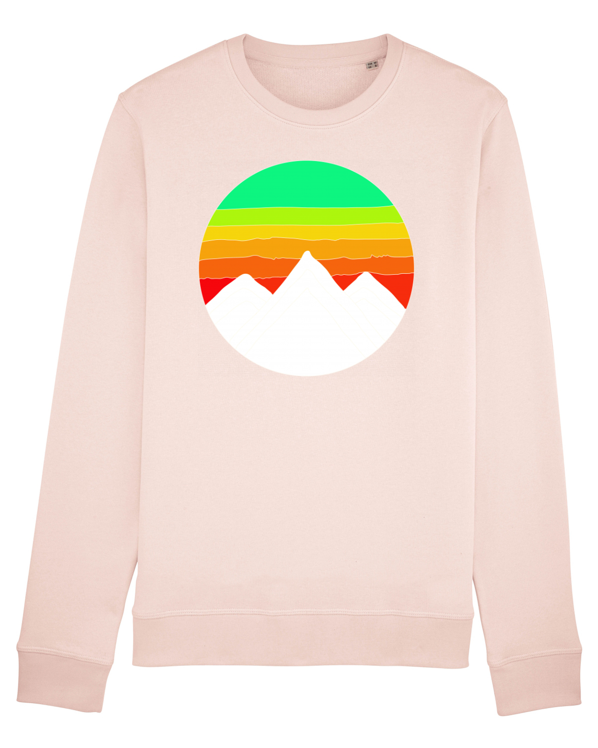 Bluză mânecă lungă Unisex Rise Candy Pink
