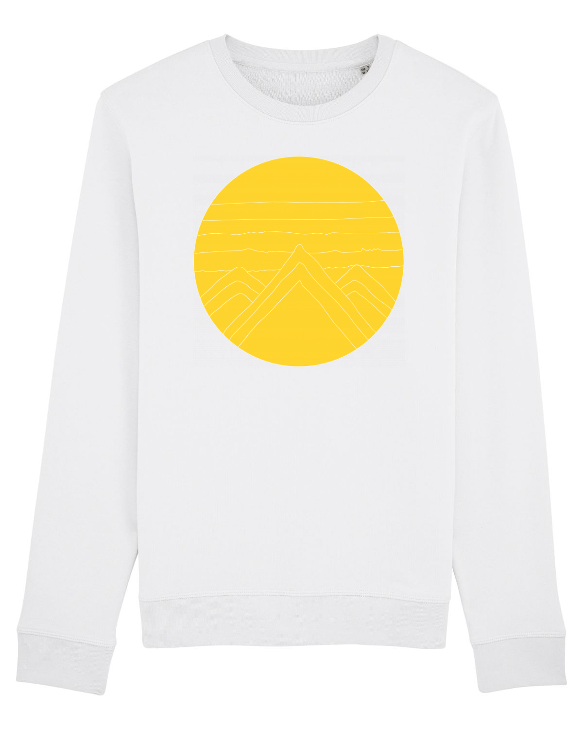 Bluză mânecă lungă Unisex Rise White