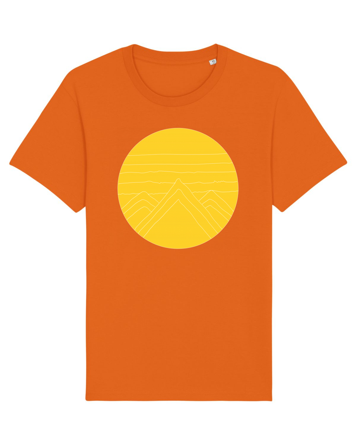 Tricou mânecă scurtă Unisex Rocker Bright Orange