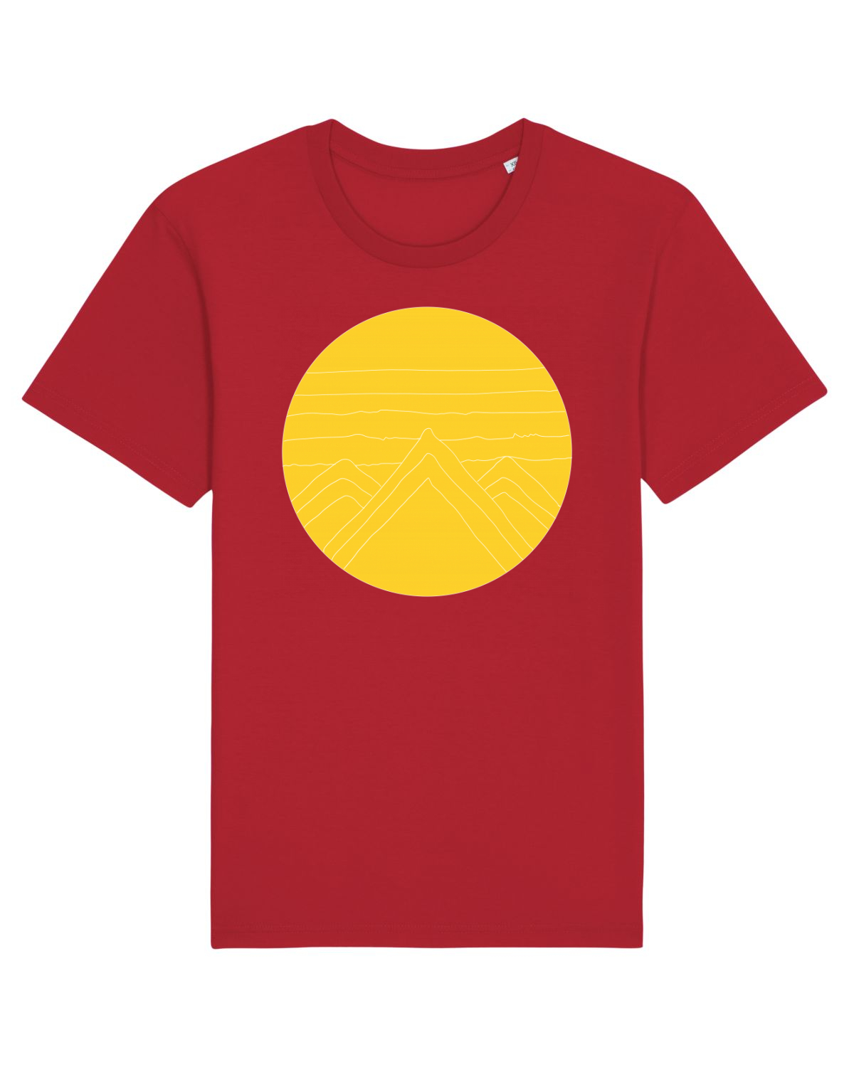 Tricou mânecă scurtă Unisex Rocker Red