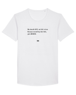 LOVE BROKEN Tricou mânecă scurtă guler larg Bărbat Skater