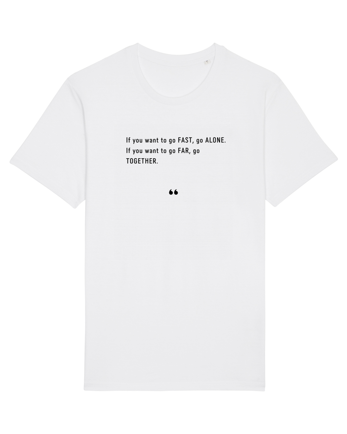 Tricou mânecă scurtă Unisex Rocker White