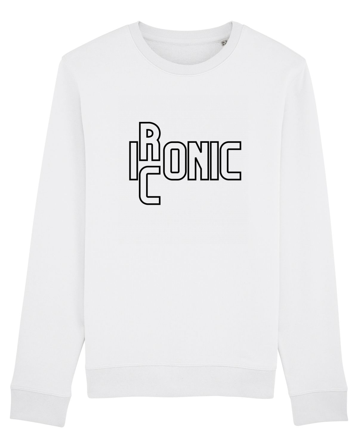 Bluză mânecă lungă Unisex Rise White