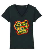 Better Days Ahead Tricou mânecă scurtă guler V Damă Evoker