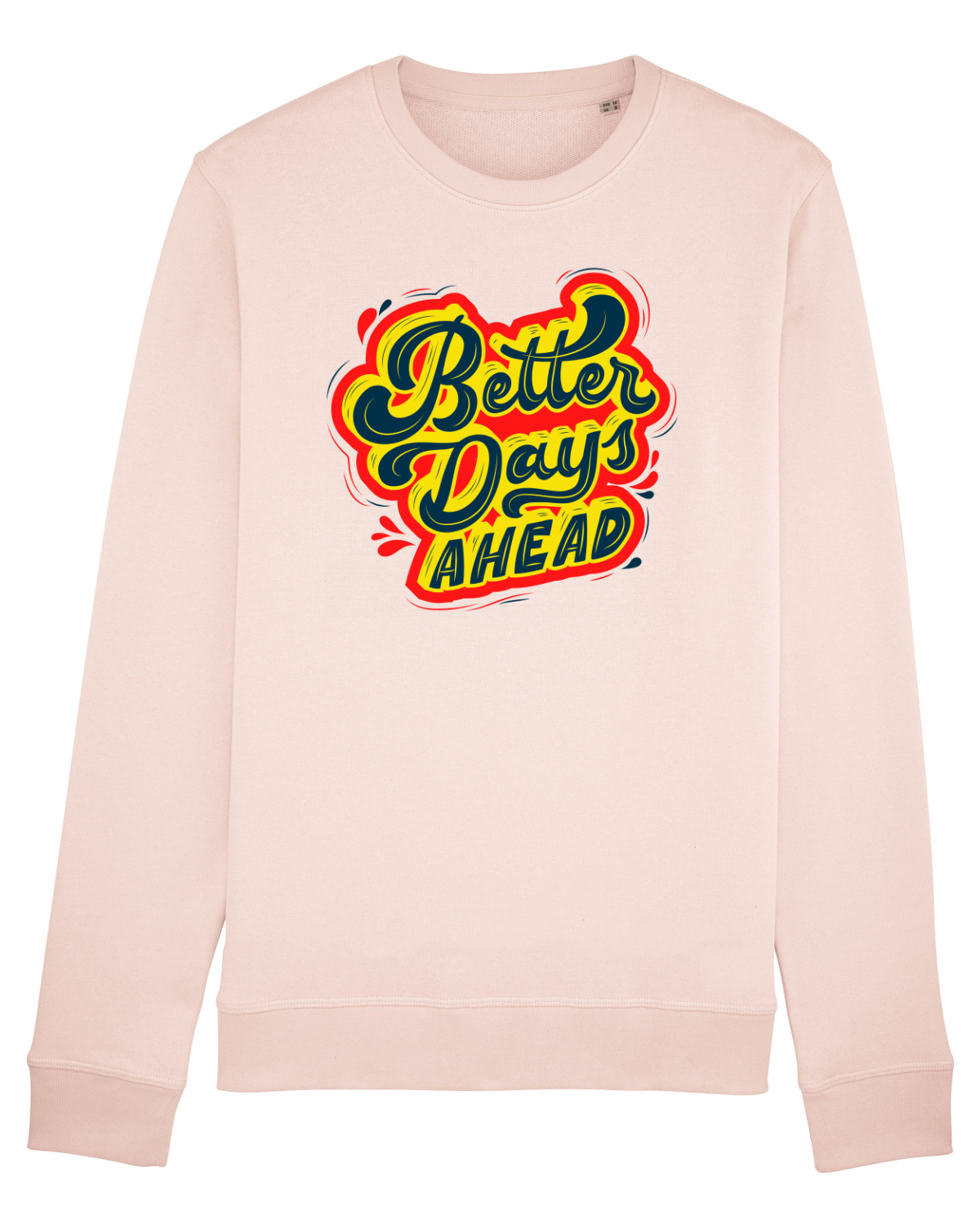 Bluză mânecă lungă Unisex Rise Candy Pink
