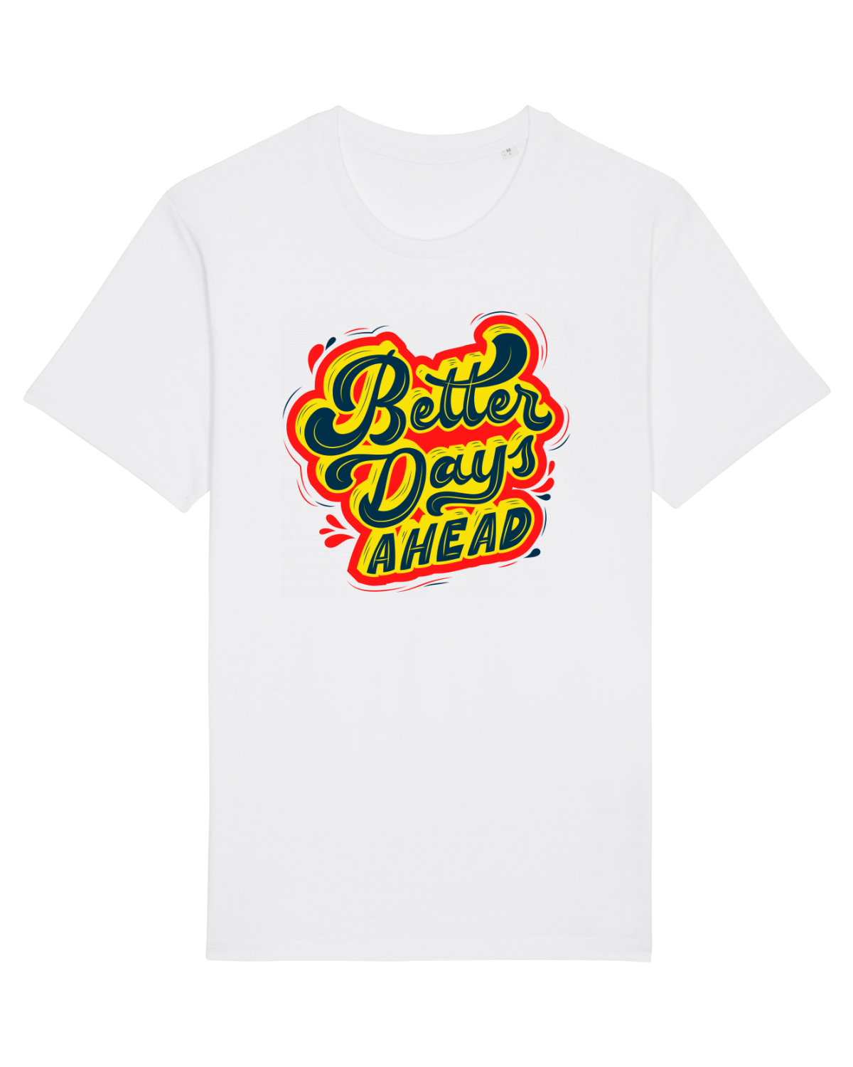 Tricou mânecă scurtă Unisex Rocker White