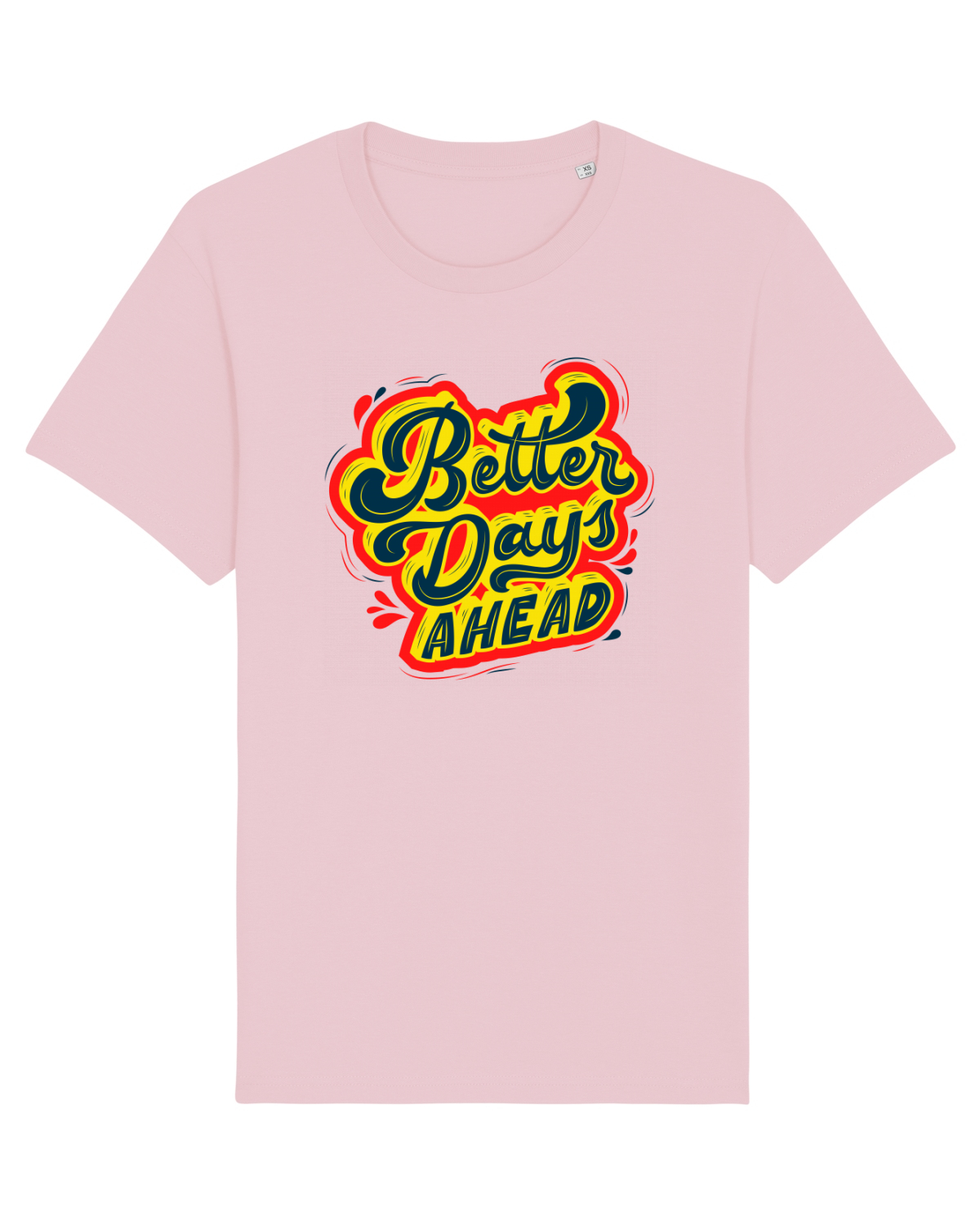 Tricou mânecă scurtă Unisex Rocker Cotton Pink