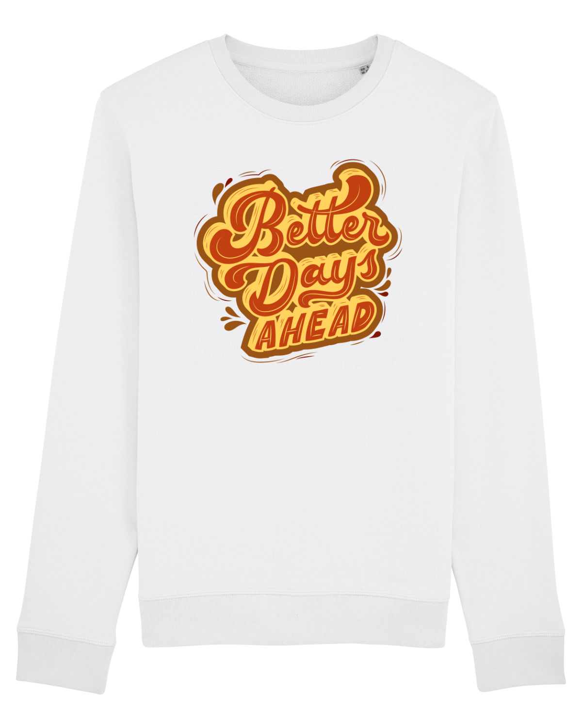 Bluză mânecă lungă Unisex Rise White