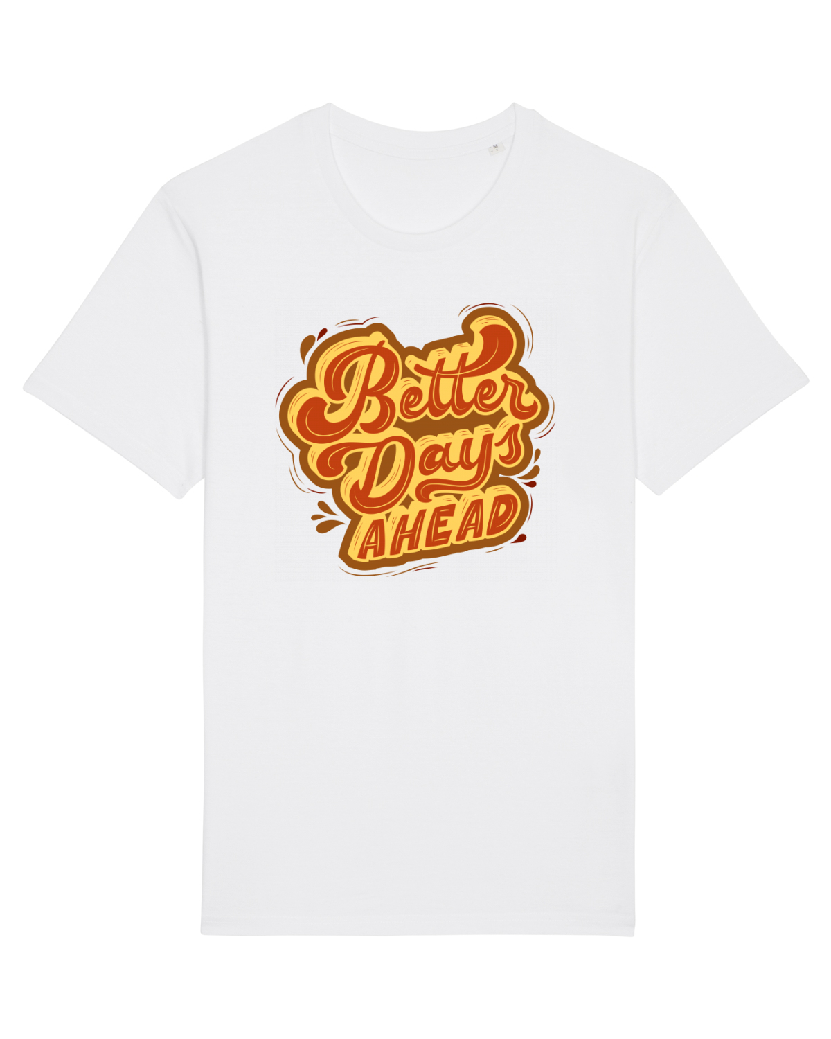 Tricou mânecă scurtă Unisex Rocker White