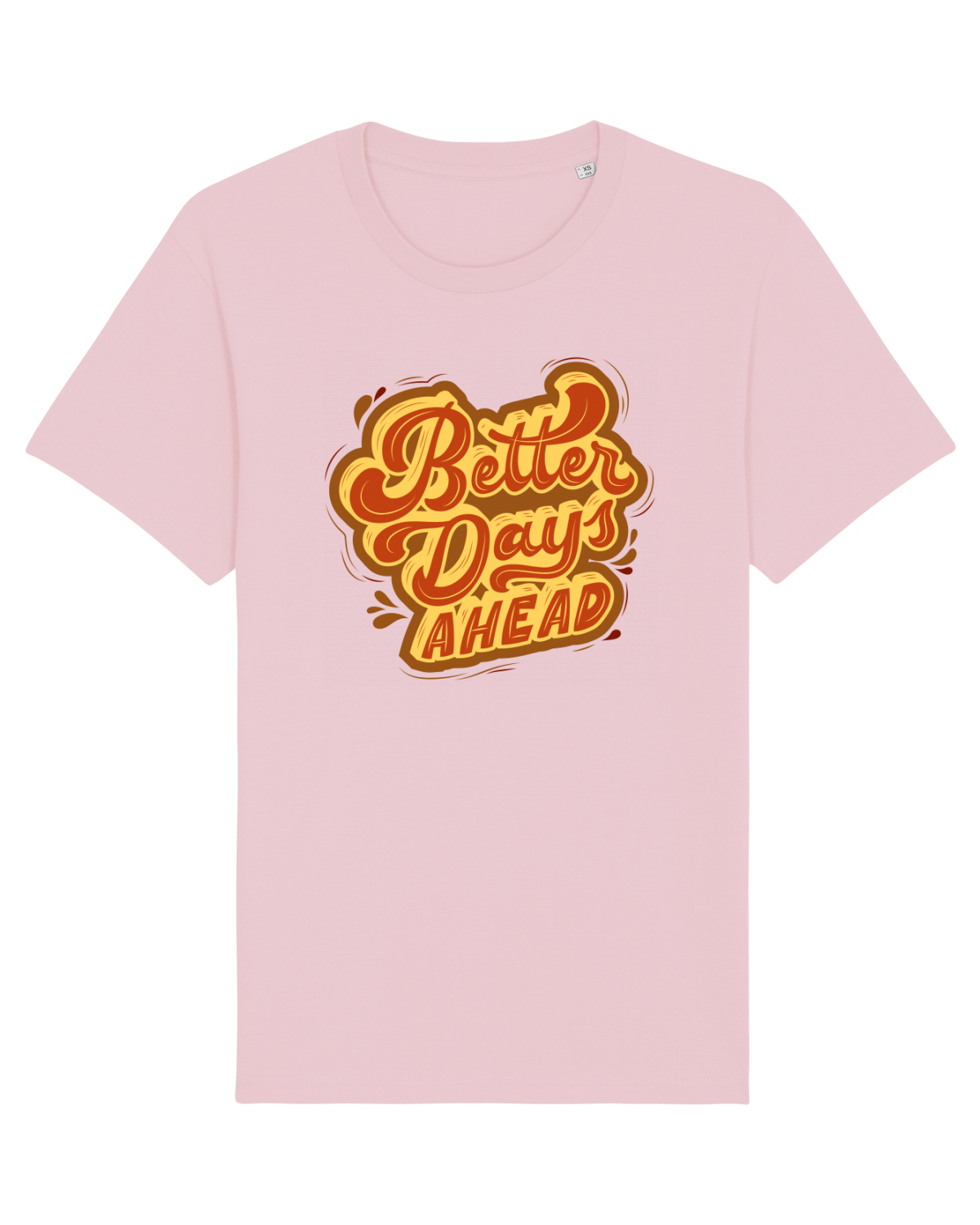 Tricou mânecă scurtă Unisex Rocker Cotton Pink