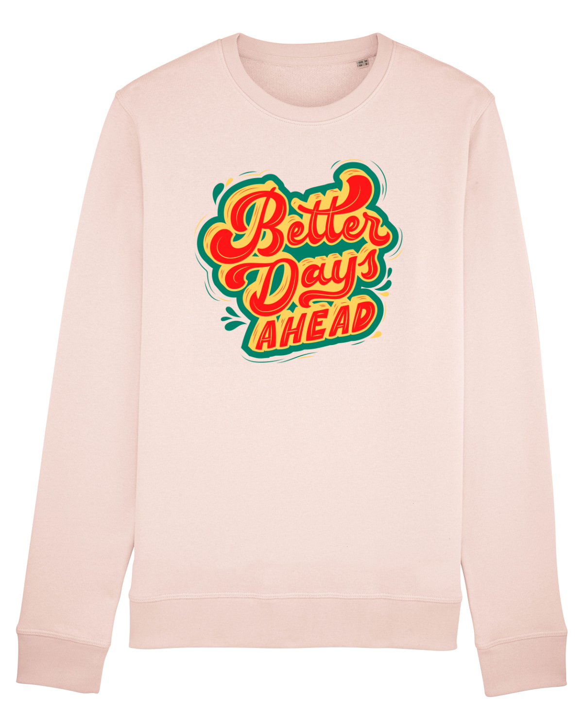 Bluză mânecă lungă Unisex Rise Candy Pink
