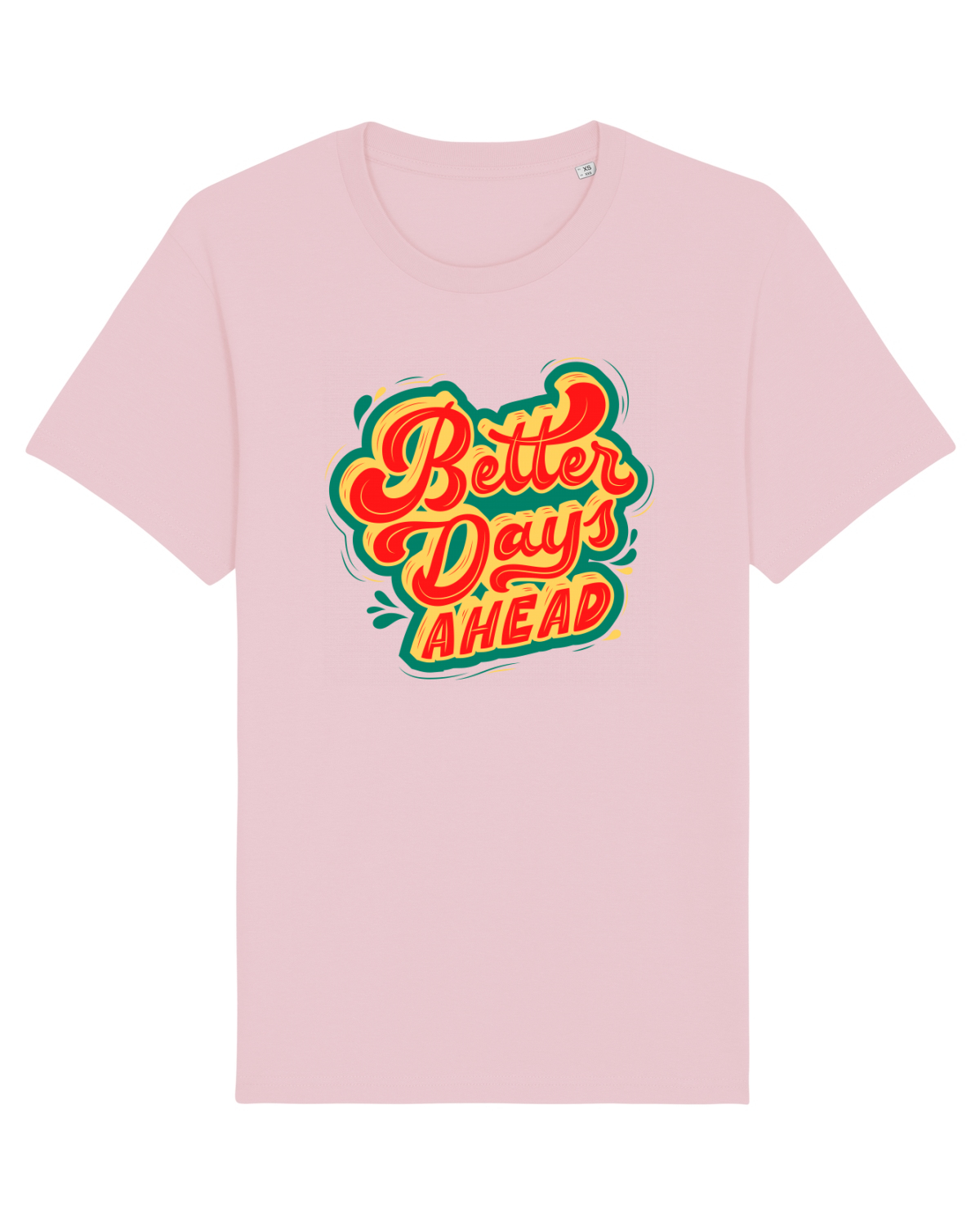 Tricou mânecă scurtă Unisex Rocker Cotton Pink