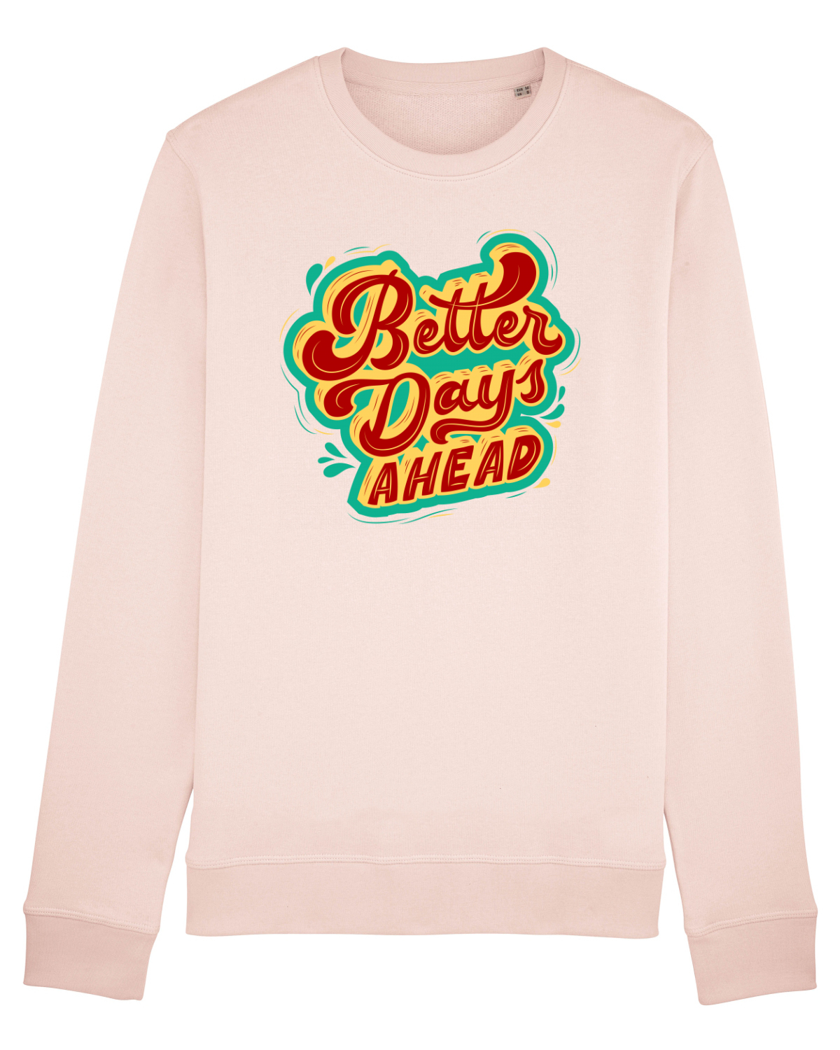 Bluză mânecă lungă Unisex Rise Candy Pink