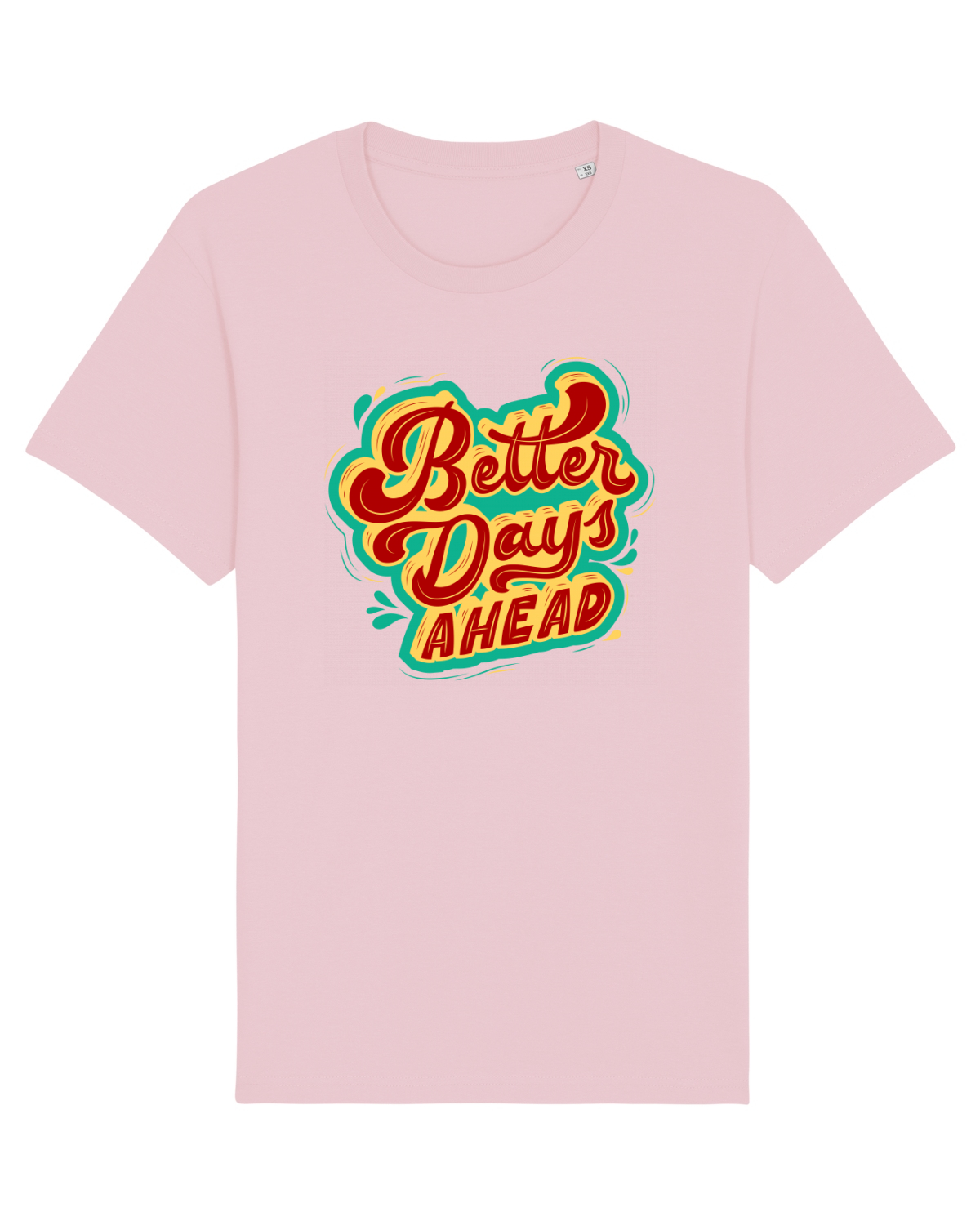 Tricou mânecă scurtă Unisex Rocker Cotton Pink