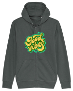 Good Vibes Hanorac cu fermoar Unisex Connector