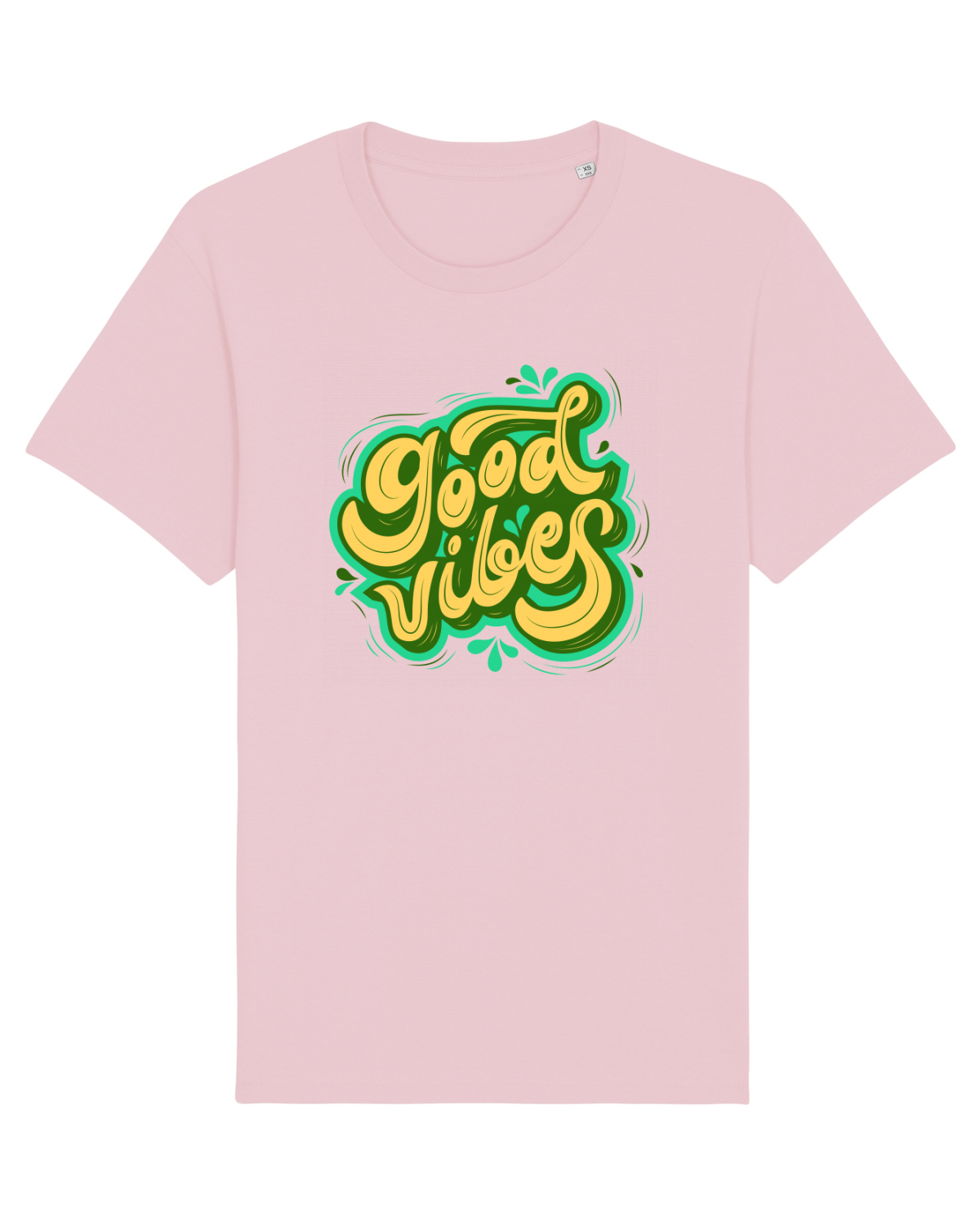 Tricou mânecă scurtă Unisex Rocker Cotton Pink